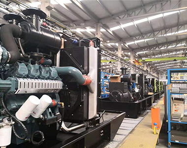 EvoTec generators assembled with VMAN engine gensets exported to the Middle East market in bulk