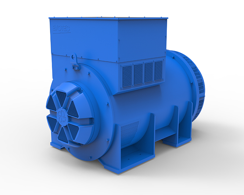 EVO568 Series Industrial Generator 3000/4500kVA，400/480V，50/60Hz，4/6/8/10Pole