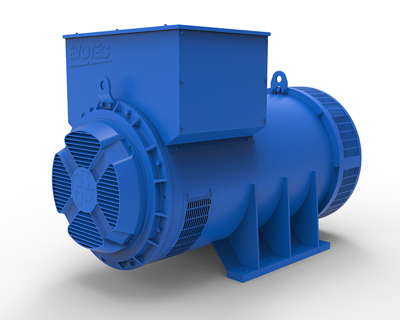 EVO428 Series Industrial Generator 913/1800kVA，400/480V，50/60Hz，4/6/8/10Pole